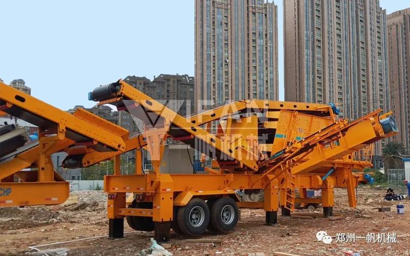 建筑垃圾處理生產(chǎn)線現(xiàn)場(chǎng)圖二