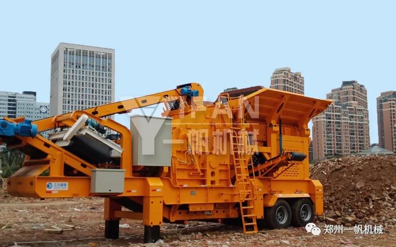 建筑垃圾處理生產(chǎn)線現(xiàn)場(chǎng)圖